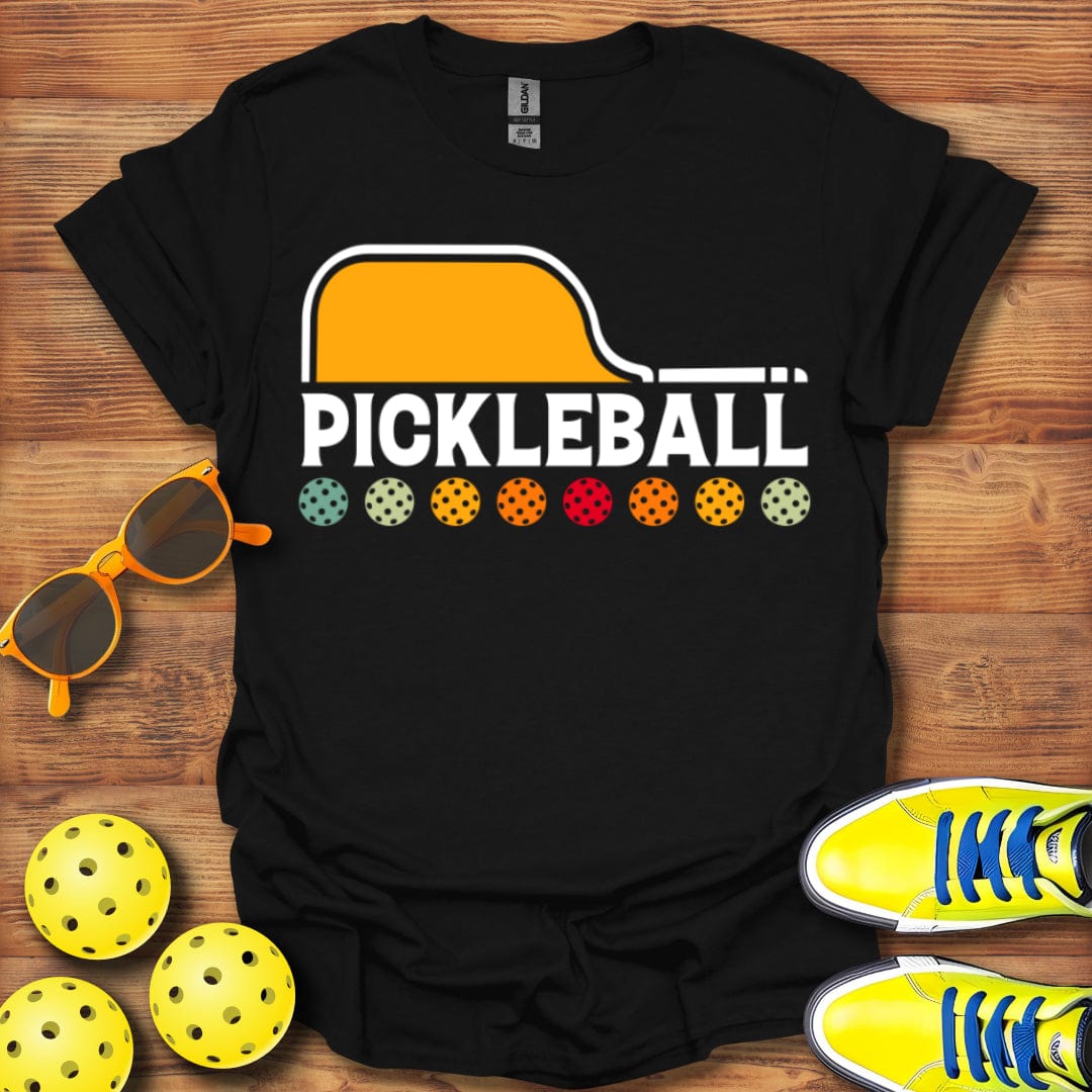 Pickleball Paddle Rainbow T-Shirt