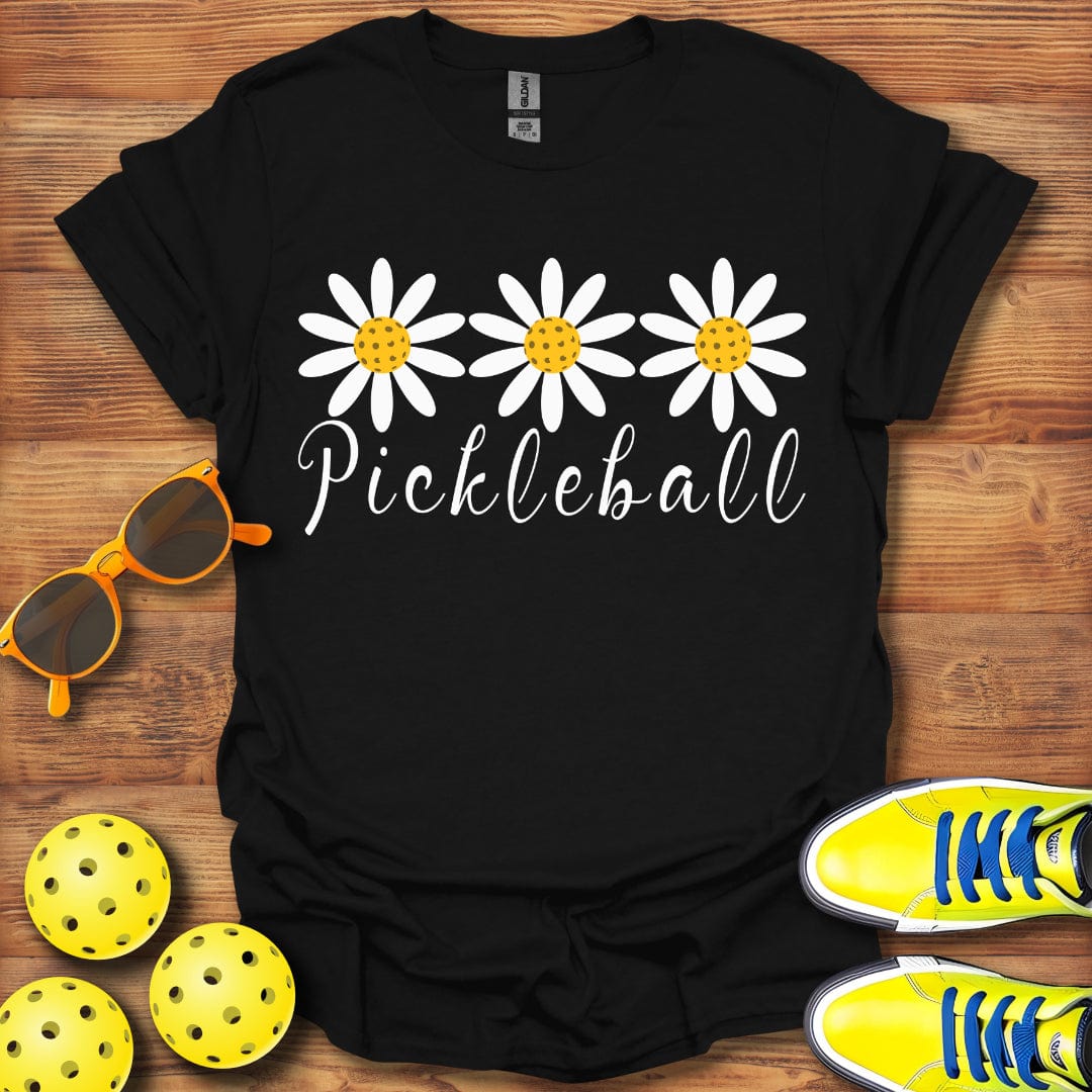 Triple Daisies Pickleball T-Shirt