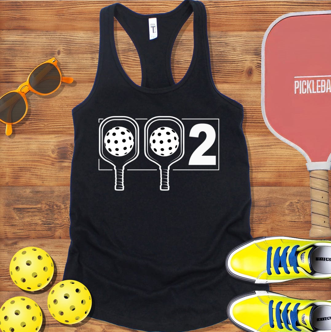 002 Pickleball Racerback Tank Top