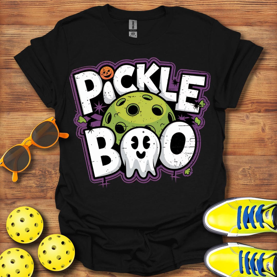 Halloween Pickle Boo Pickleball T-Shirt