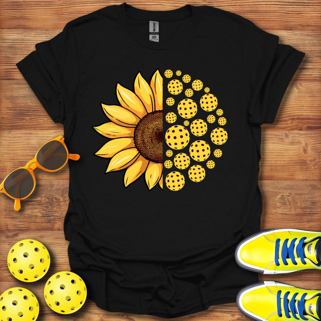 Yellow Sunflower Pickleball T-Shirt