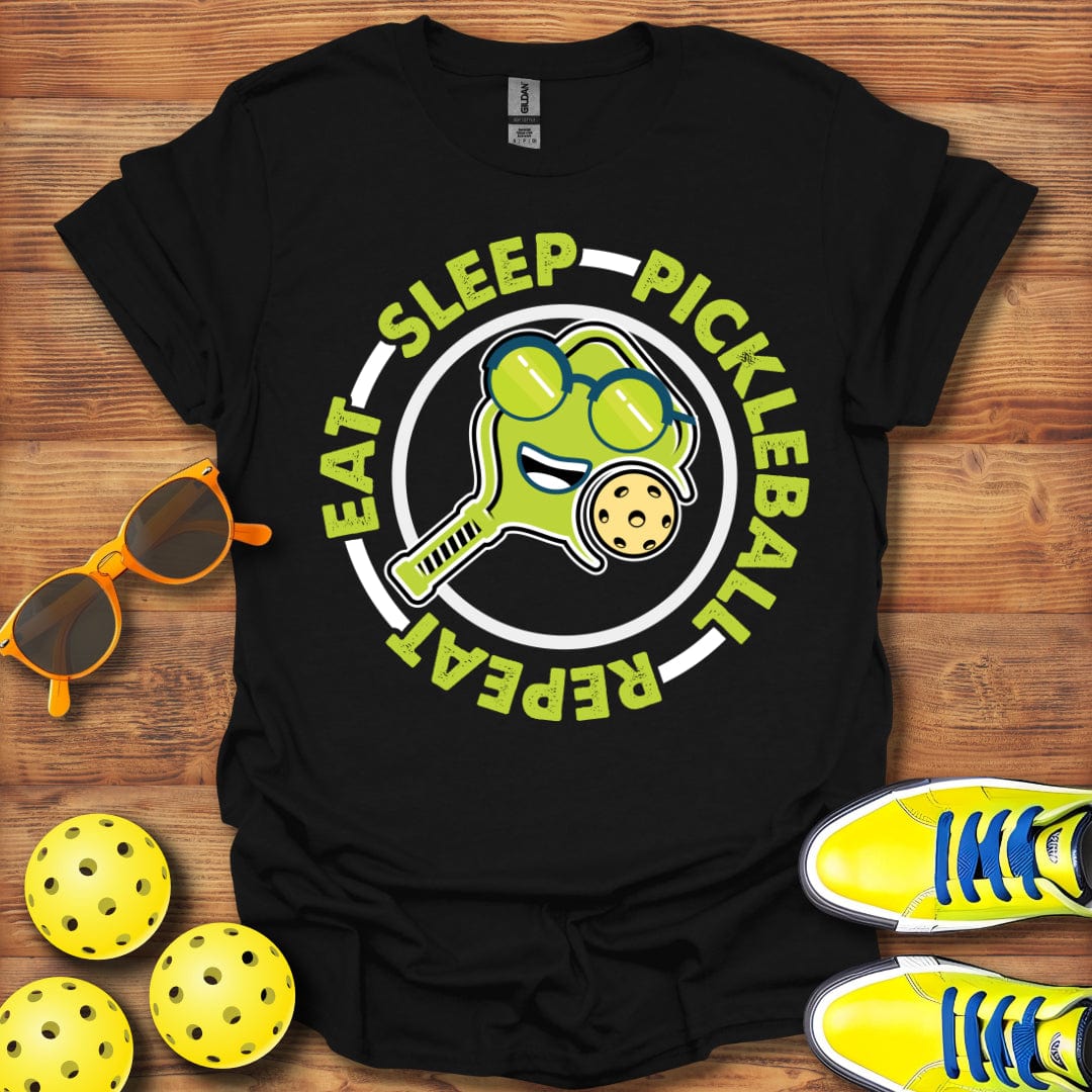 Eat Sleep Pickleball Repeat T-Shirt