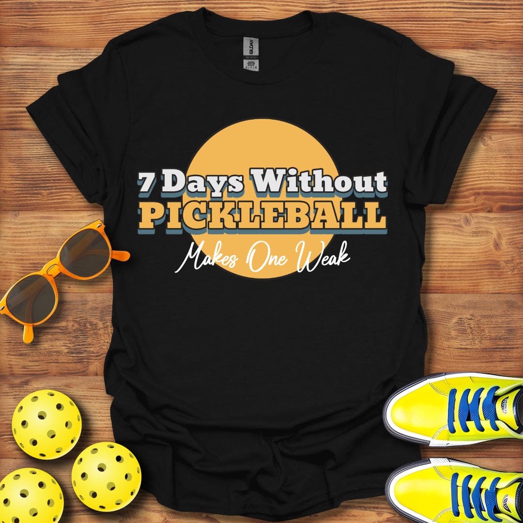 Pickleball Makes One Weak T-Shirt