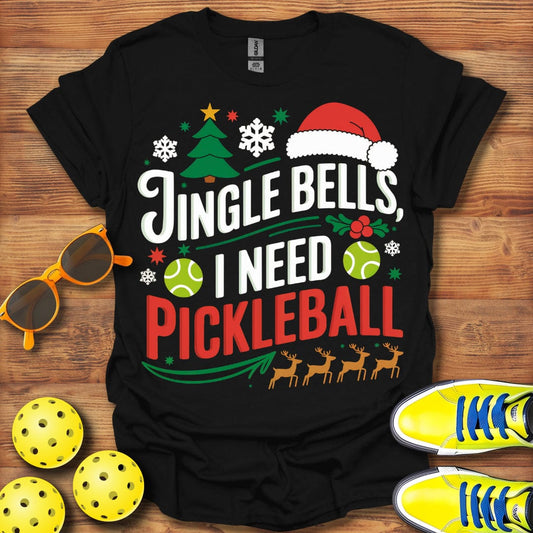 Jingle Bells Pickleball T-Shirt