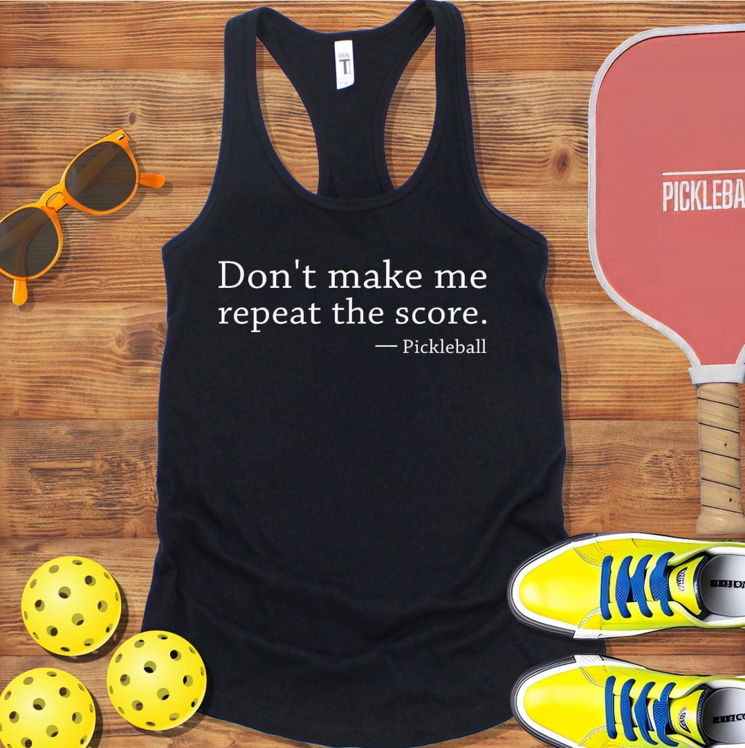 Repeat the Score Racerback Tank