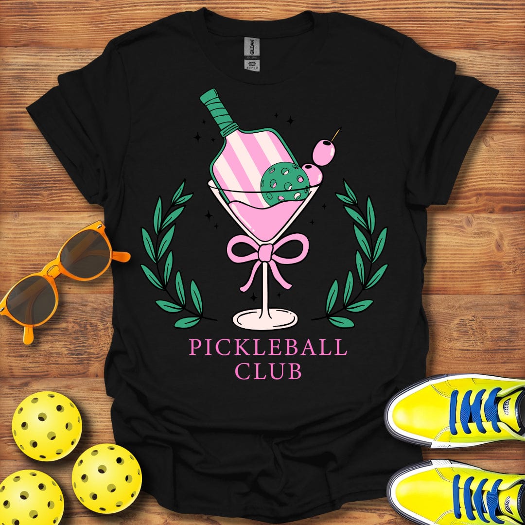 Pickleball Martini Cocktail Unisex T-Shirt