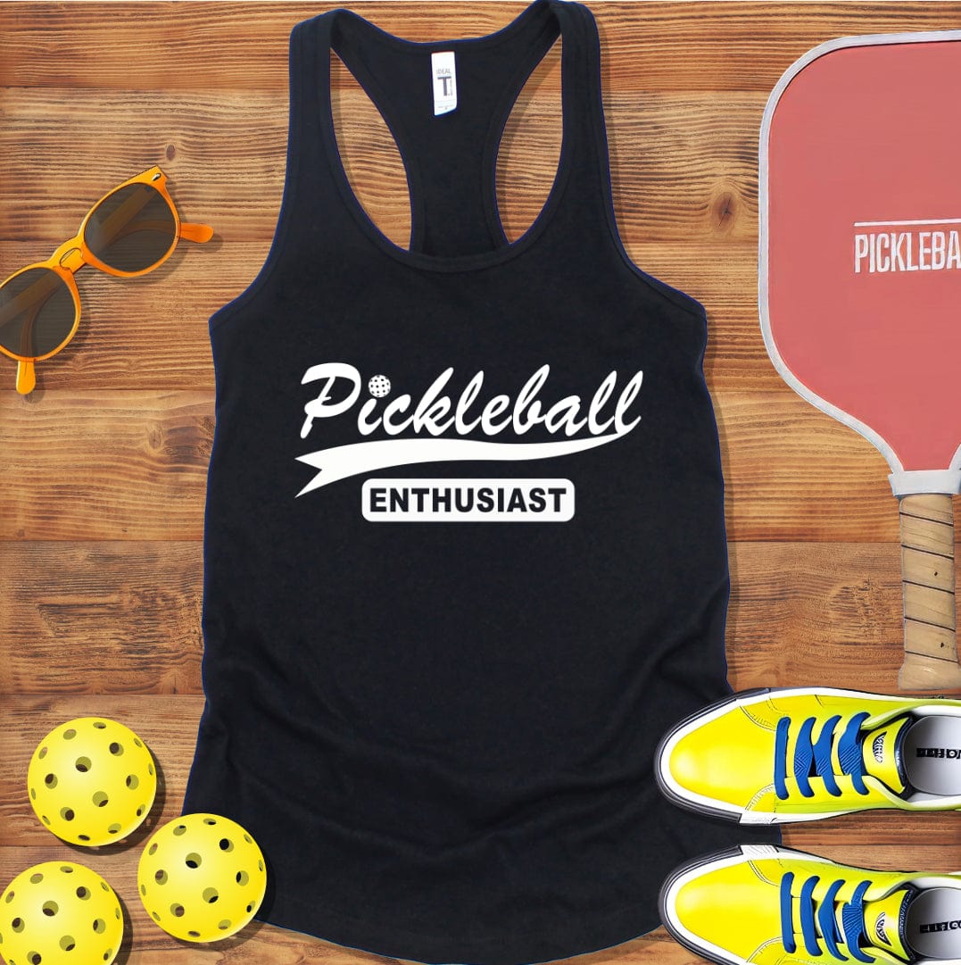 Pickleball Enthusiast Racerback Tank Top