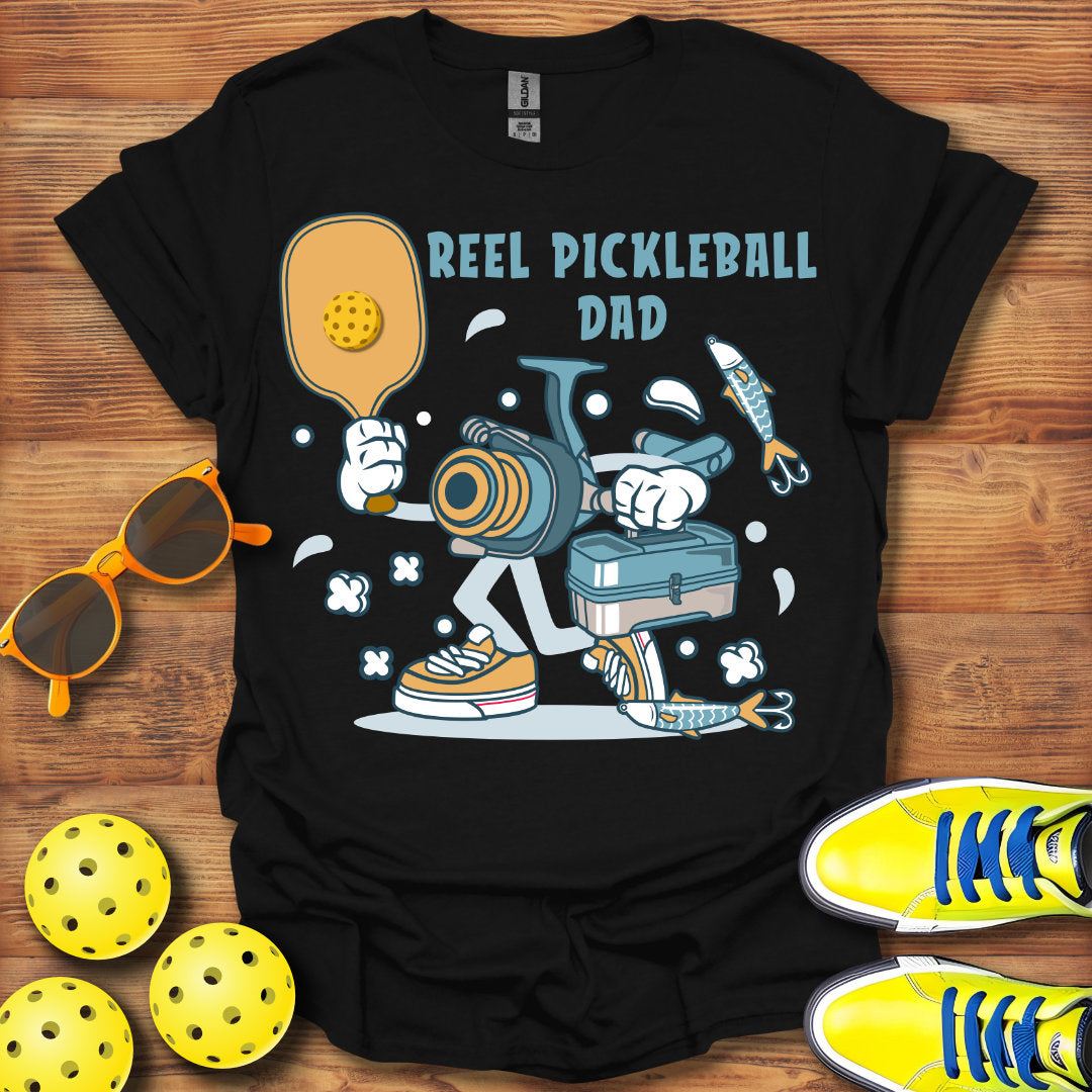 Reel Pickleball Dad T-Shirt