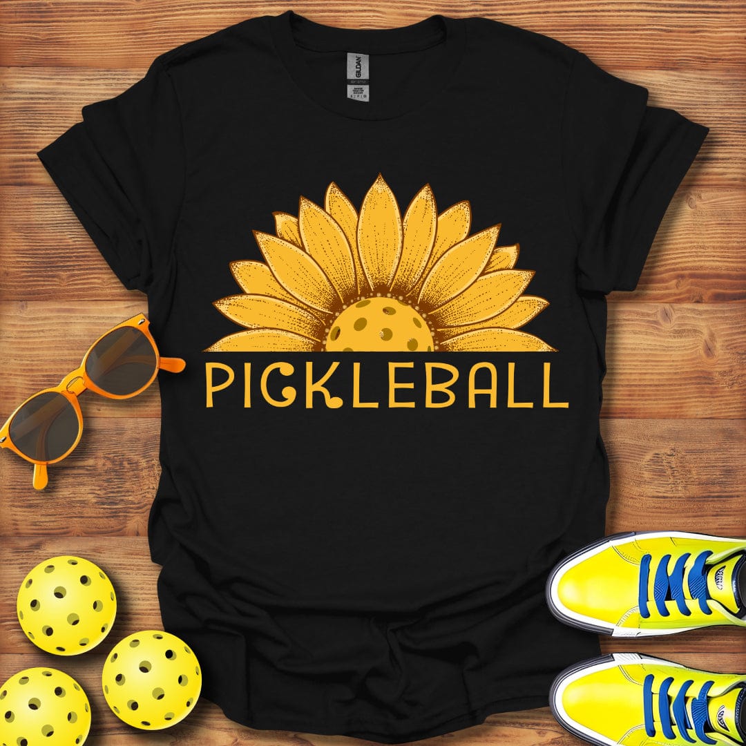 Yellow Sunflower Pickleball Sunrise T-Shirt