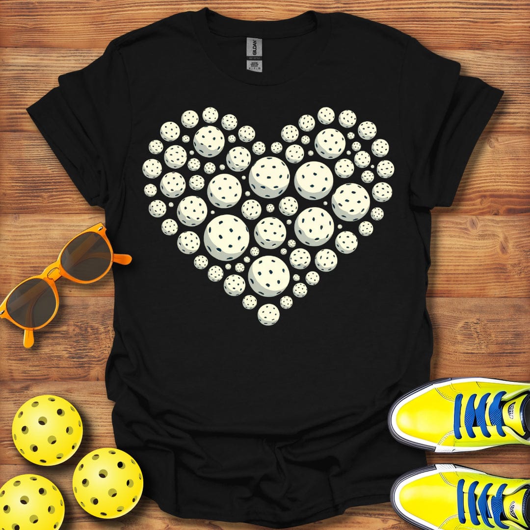 Pickleball Heart Love T-Shirt