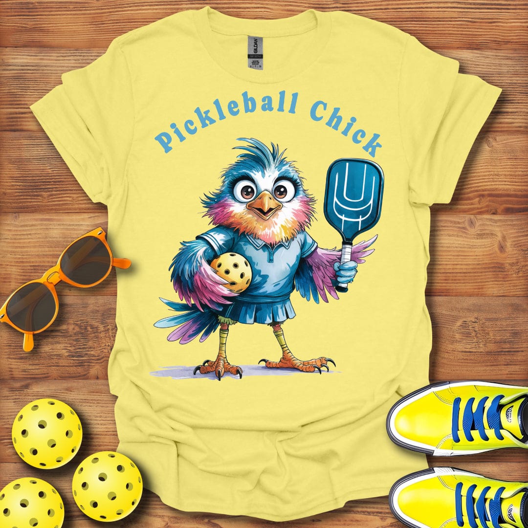 Pickleball Watercolor Chick T-Shirt