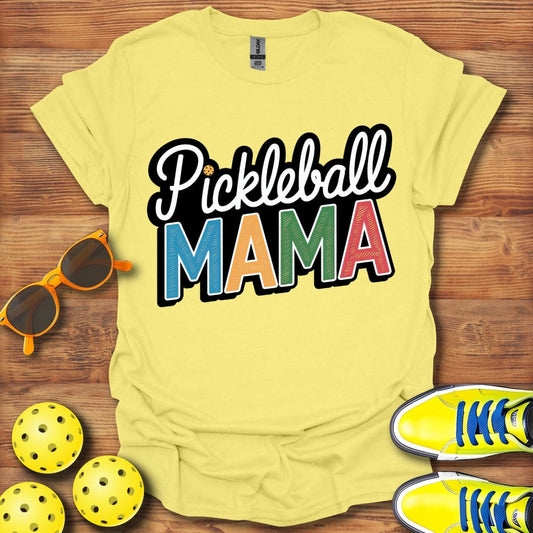 Retro Style Pickleball Mama T-Shirt