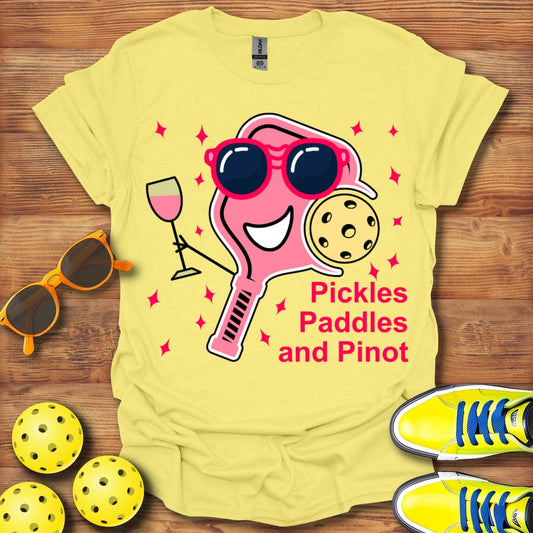 Pickles Paddles And Pinot Unisex T-Shirt