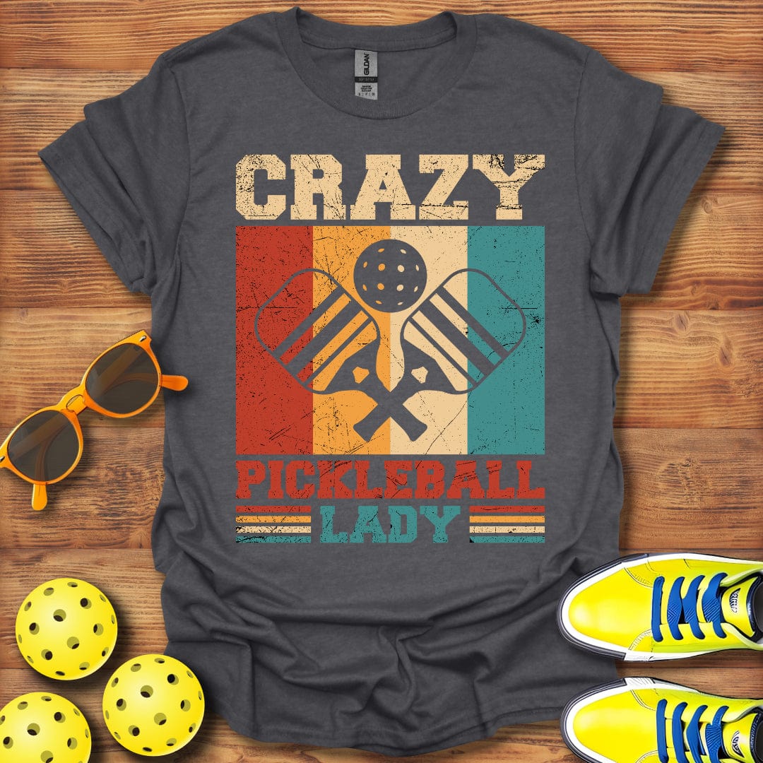 Crazy Pickleball Lady T-Shirt