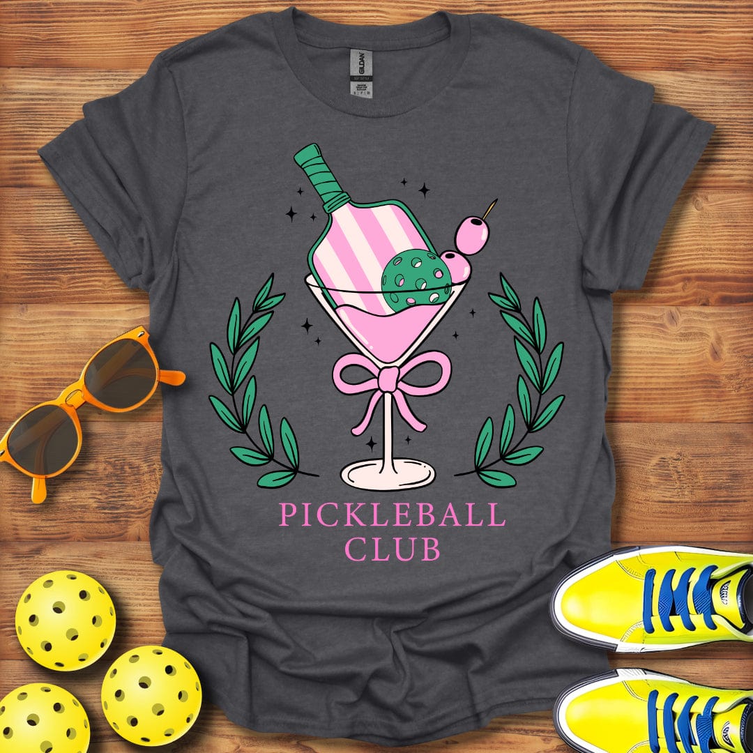 Pickleball Martini Cocktail Unisex T-Shirt