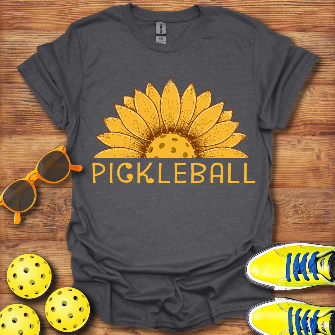 Yellow Sunflower Pickleball Sunrise T-Shirt