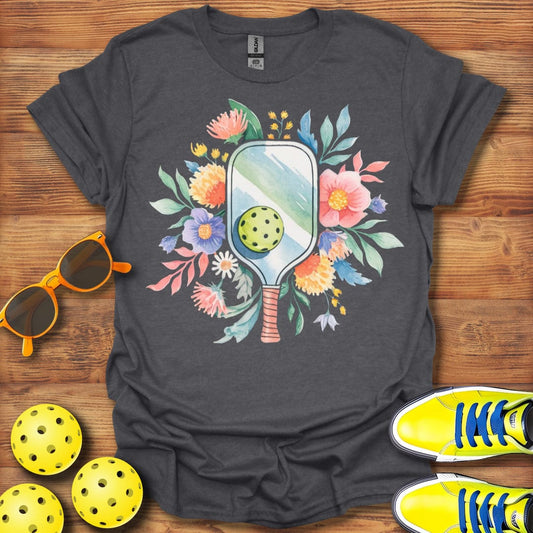 Watercolor Pickleball Paddle T-Shirt