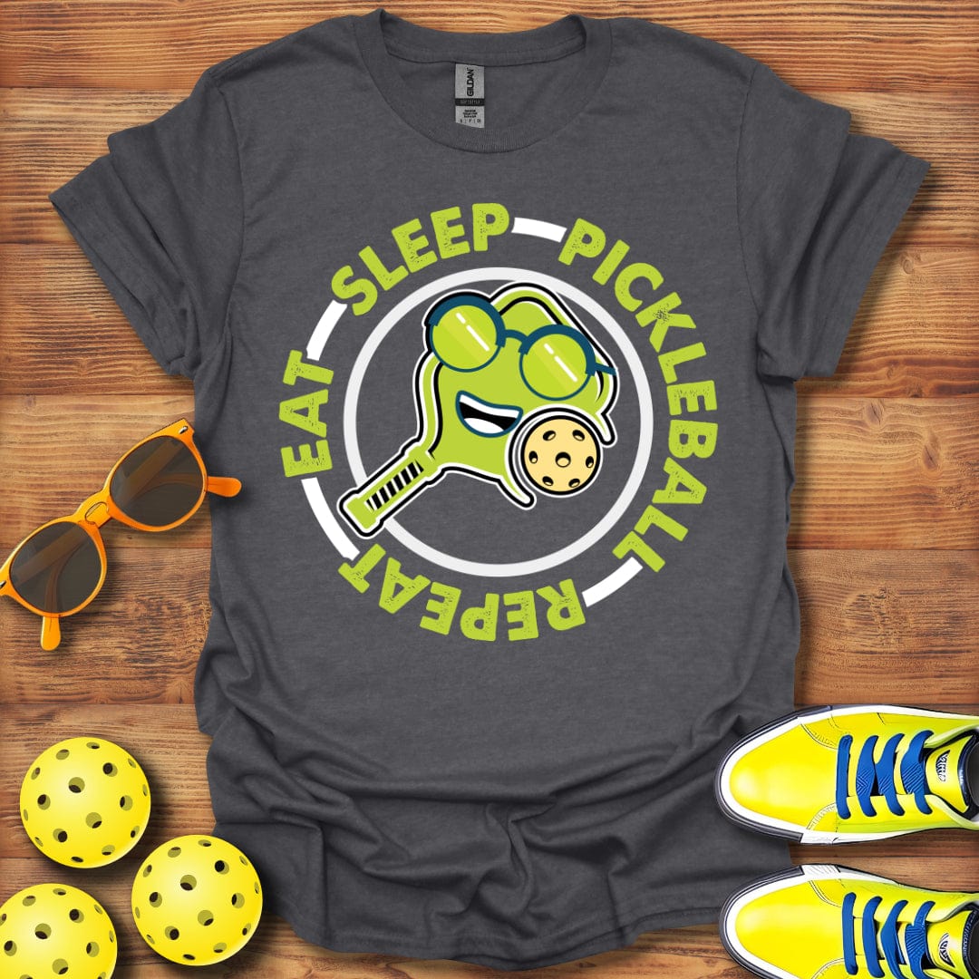 Eat Sleep Pickleball Repeat T-Shirt