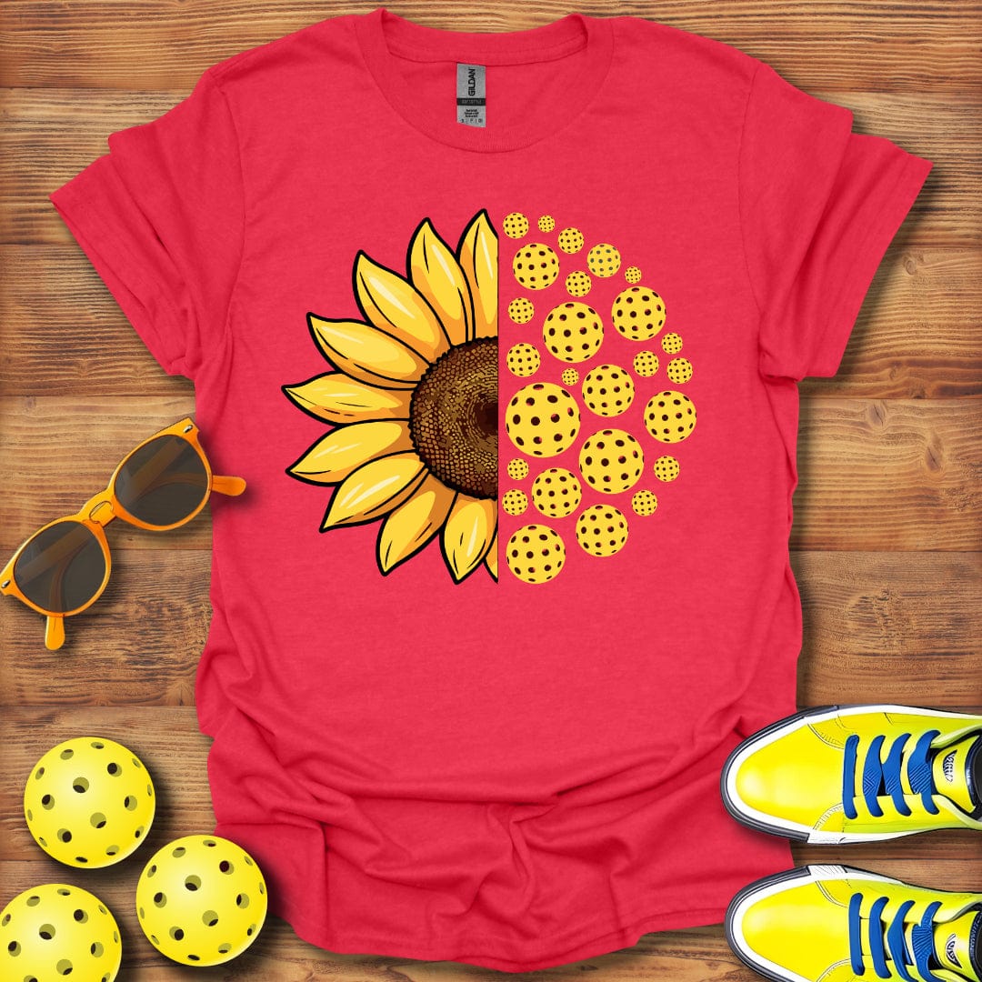 Yellow Sunflower Pickleball T-Shirt