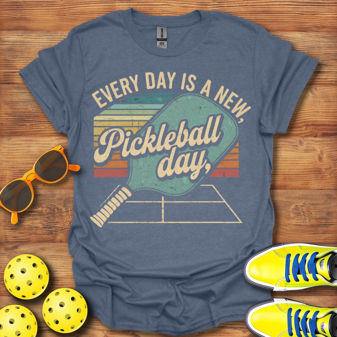 A New Pickleball Day  T-Shirt