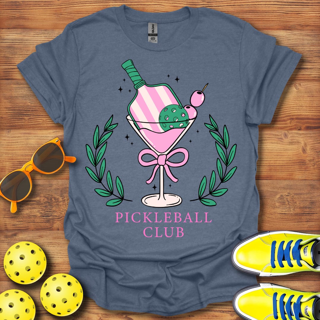 Pickleball Martini Cocktail Unisex T-Shirt