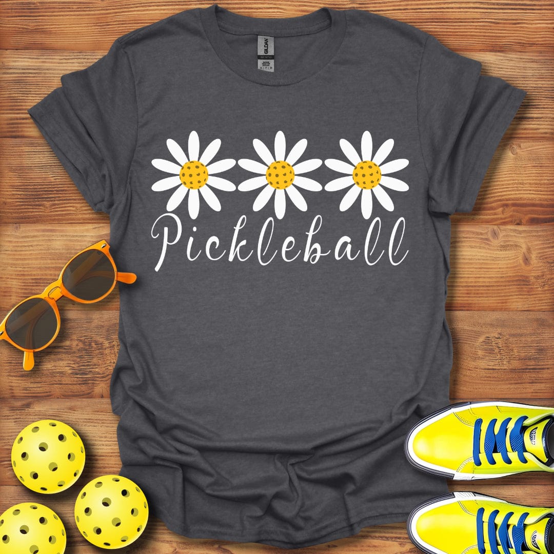 Triple Daisies Pickleball T-Shirt