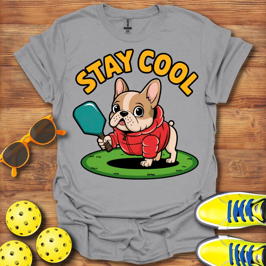 French Bulldog Winter Pickleball T-Shirt