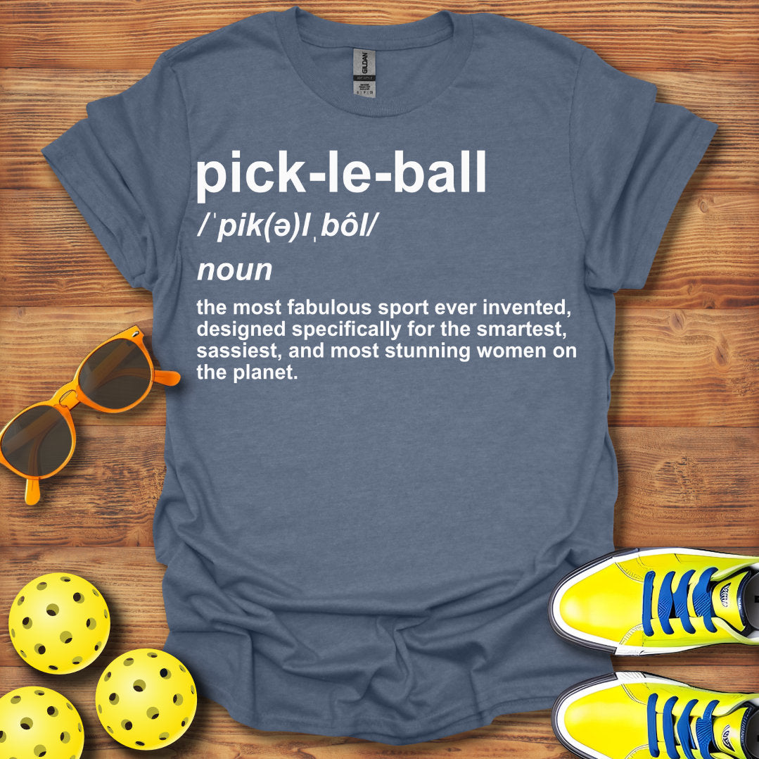 Women Definition Pickleball T-Shirt