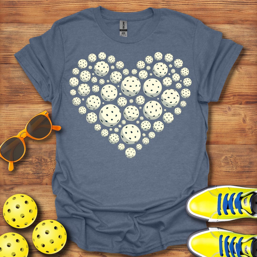 Pickleball Heart Love T-Shirt