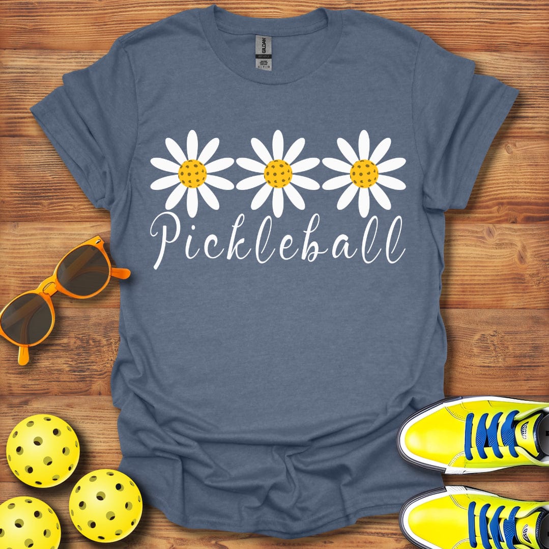 Triple Daisies Pickleball T-Shirt