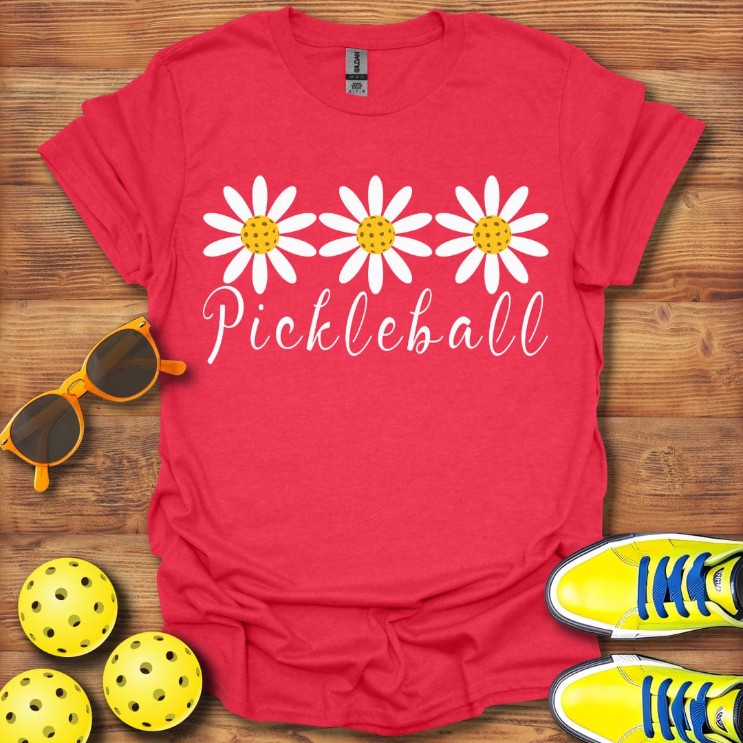 Triple Daisies Pickleball T-Shirt