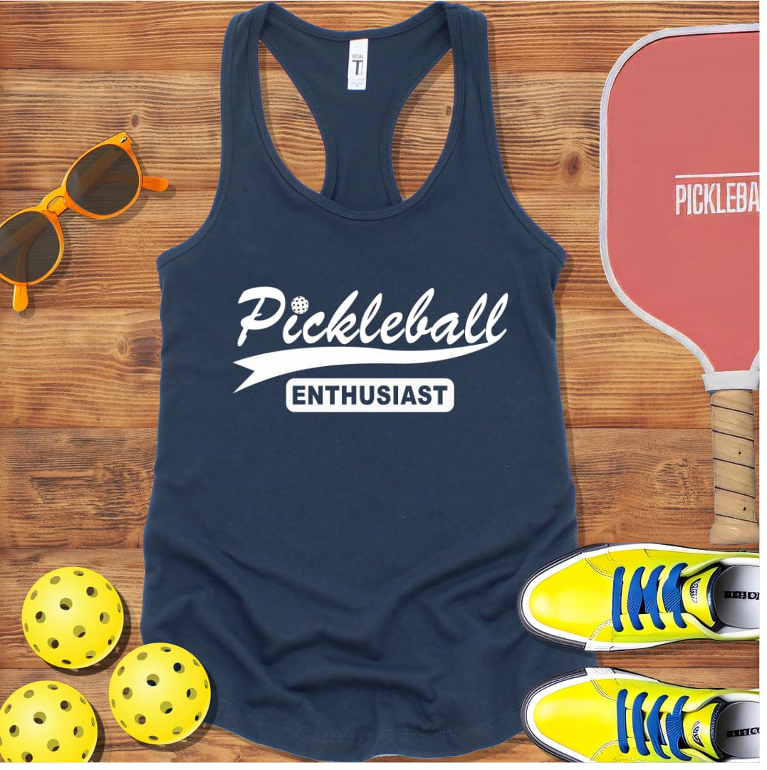 Pickleball Enthusiast Racerback Tank Top