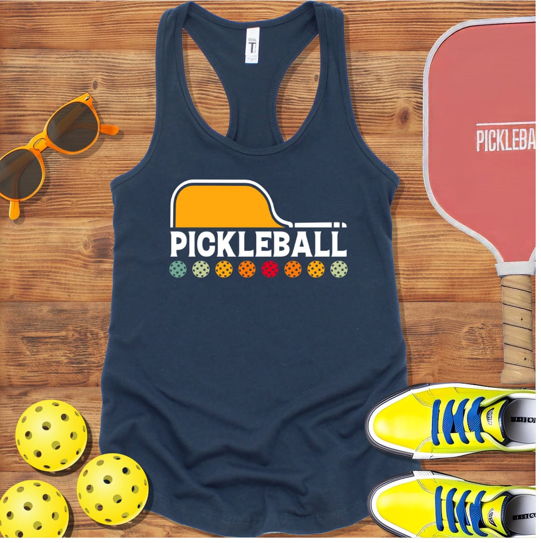 Pickleball Paddle Racerback Tank Top