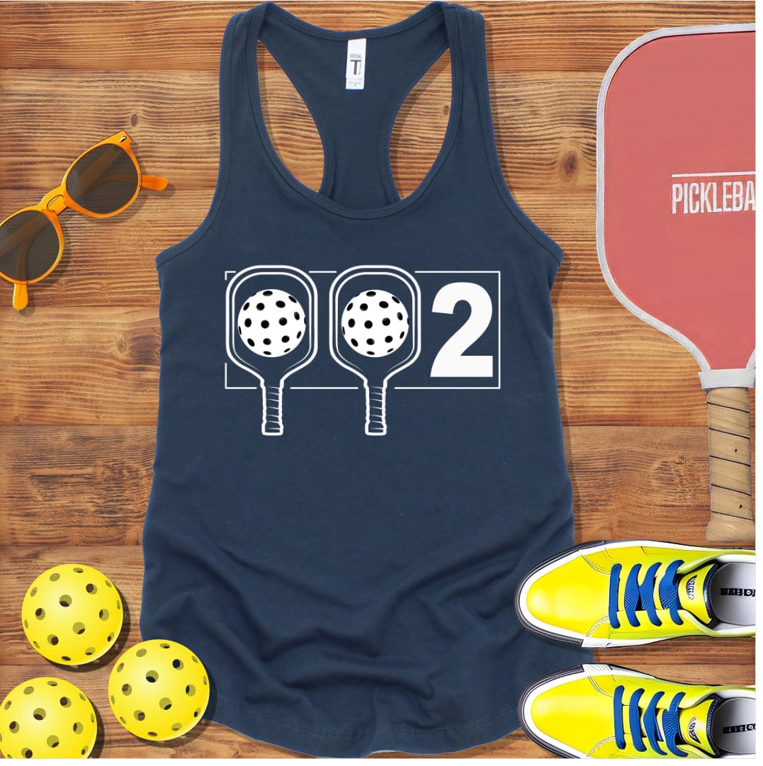 002 Pickleball Racerback Tank Top