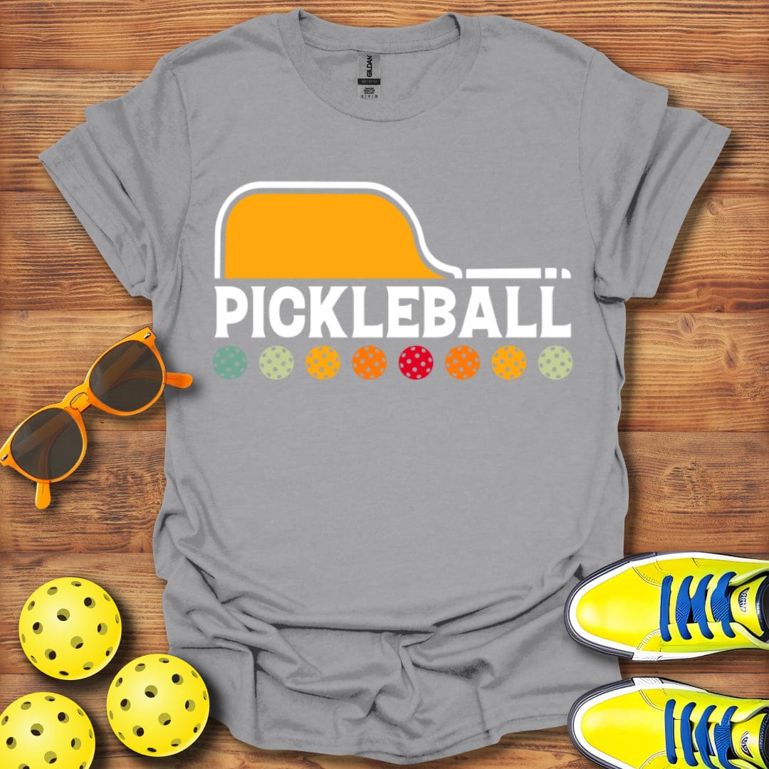 Pickleball Paddle Rainbow T-Shirt