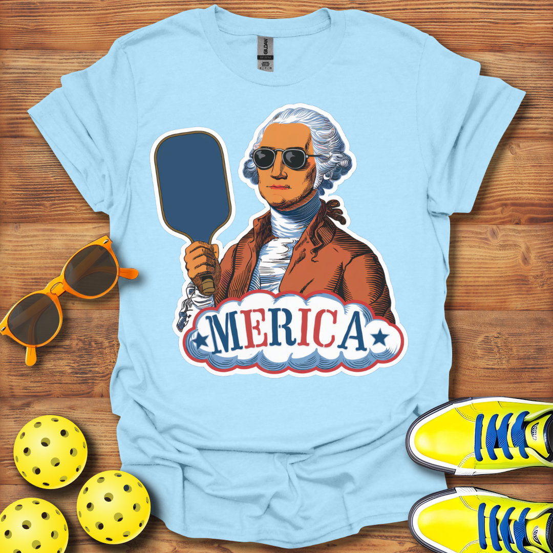 Washington's Merica Pickleball T-Shirt