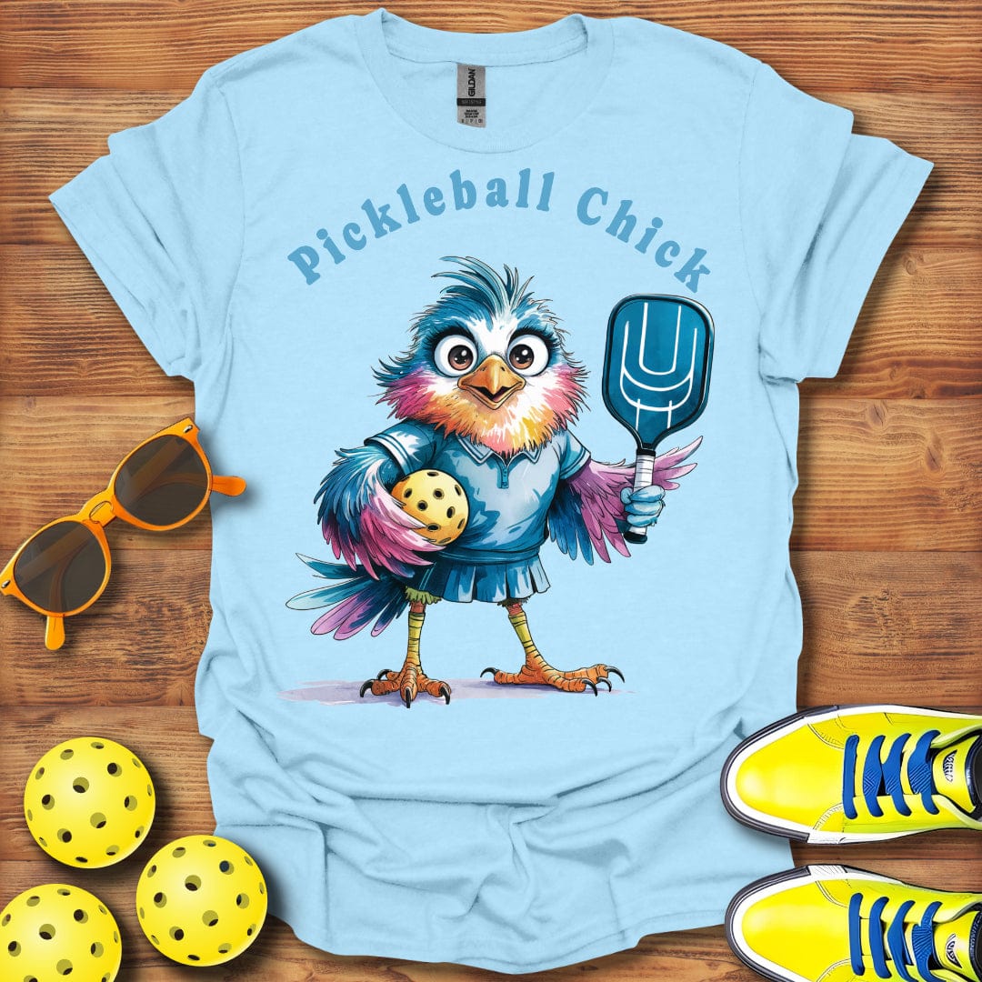 Pickleball Watercolor Chick T-Shirt