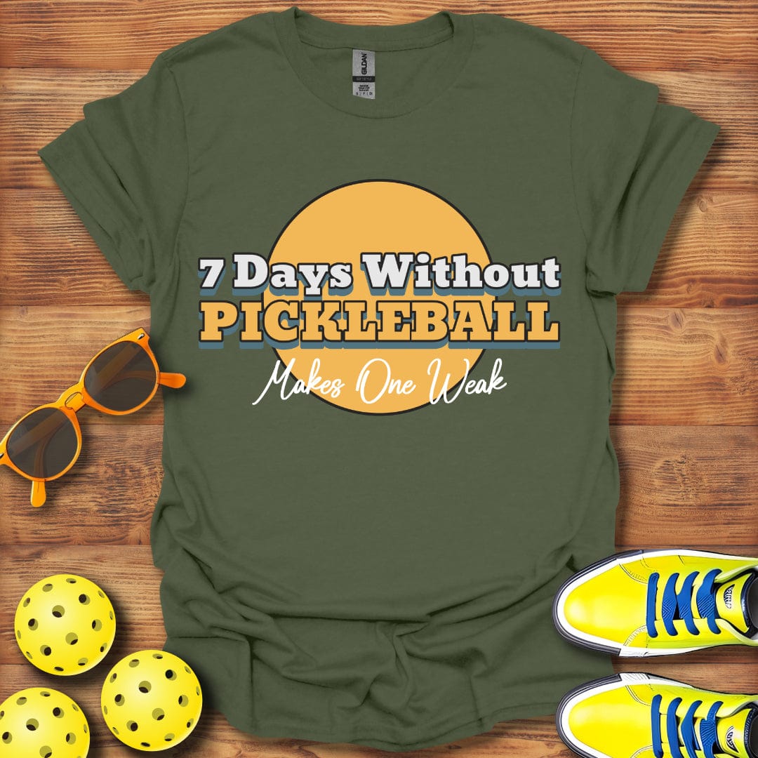 Pickleball Makes One Weak T-Shirt