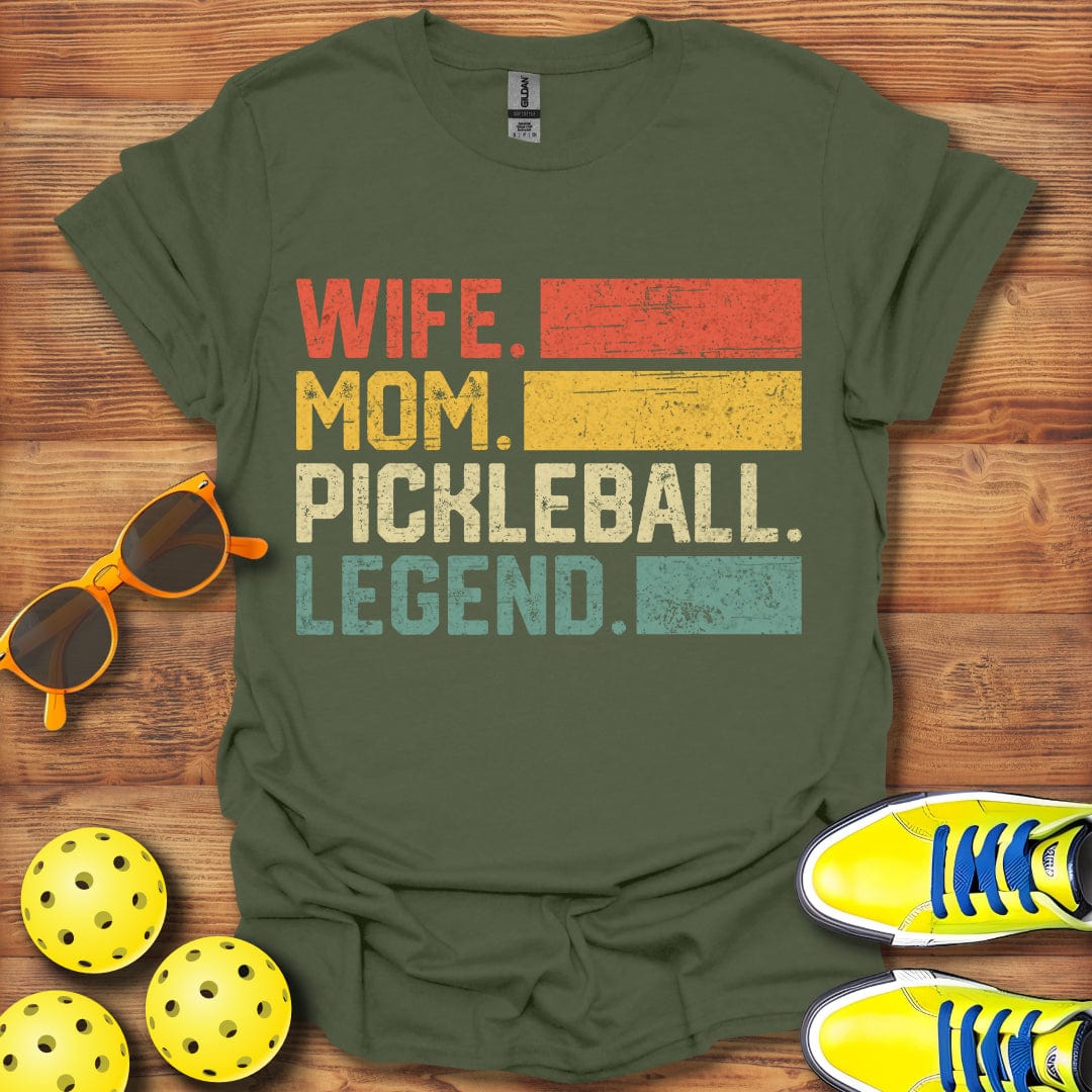 Wife Mom Pickleball Legend T-Shirt