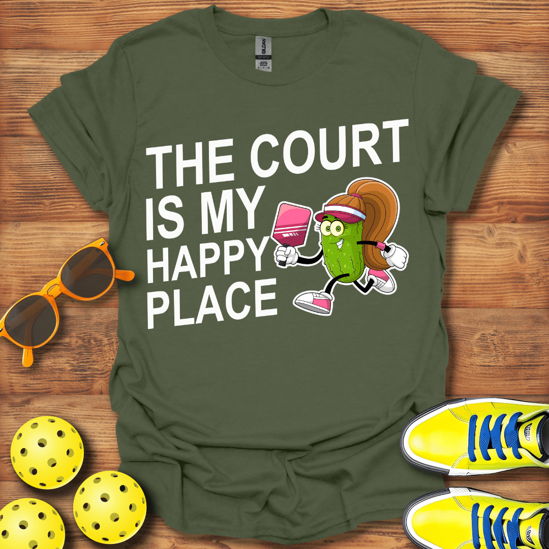 Court Happy Place T-Shirt