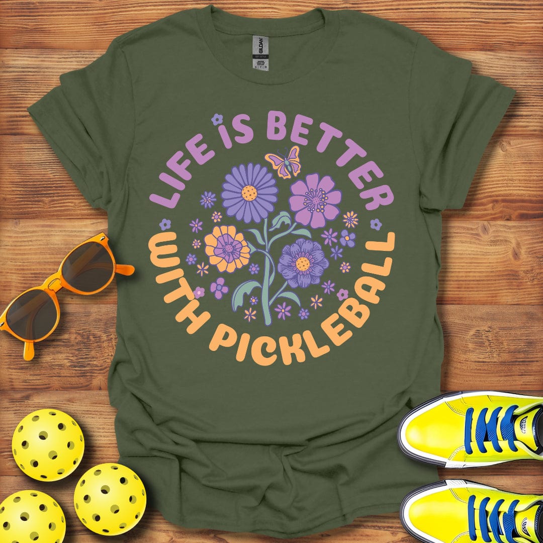 Better With Pickleball T-Shirt