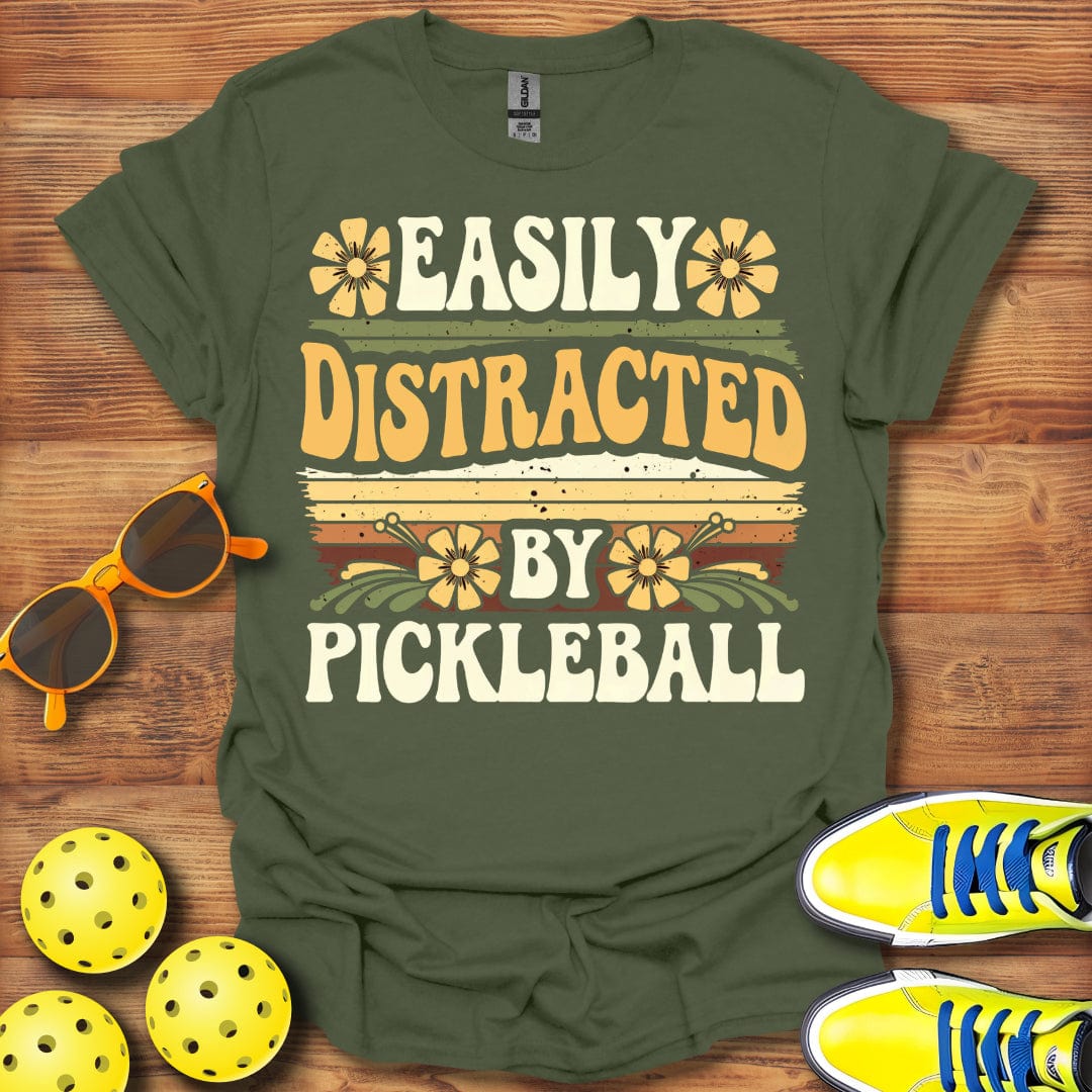 Easily Distracted By Pickleball T-Shirt