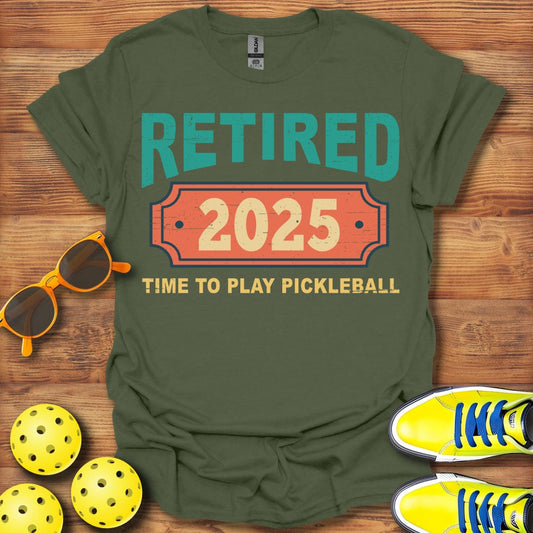 Retired 2025 Pickleball T-Shirt