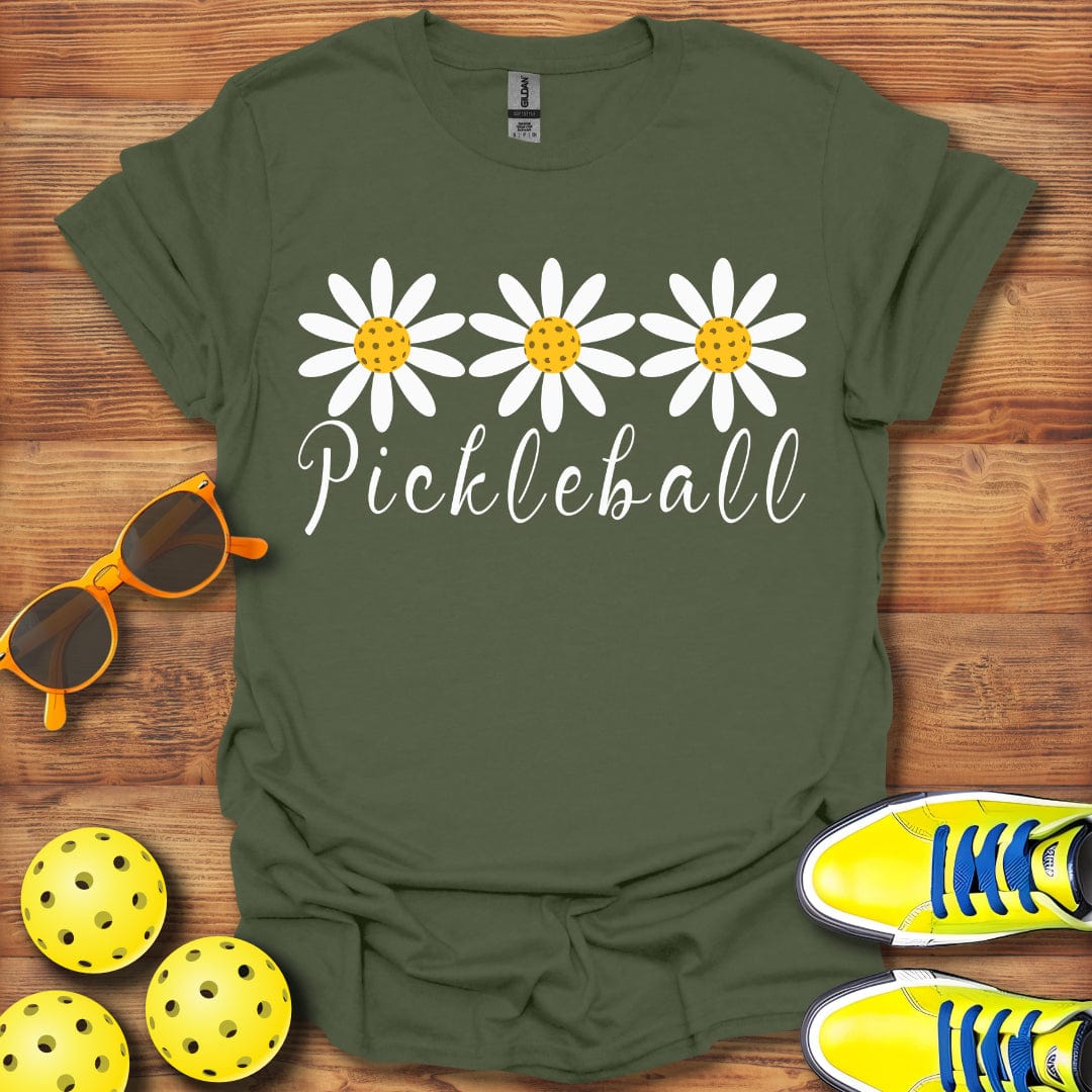 Triple Daisies Pickleball T-Shirt