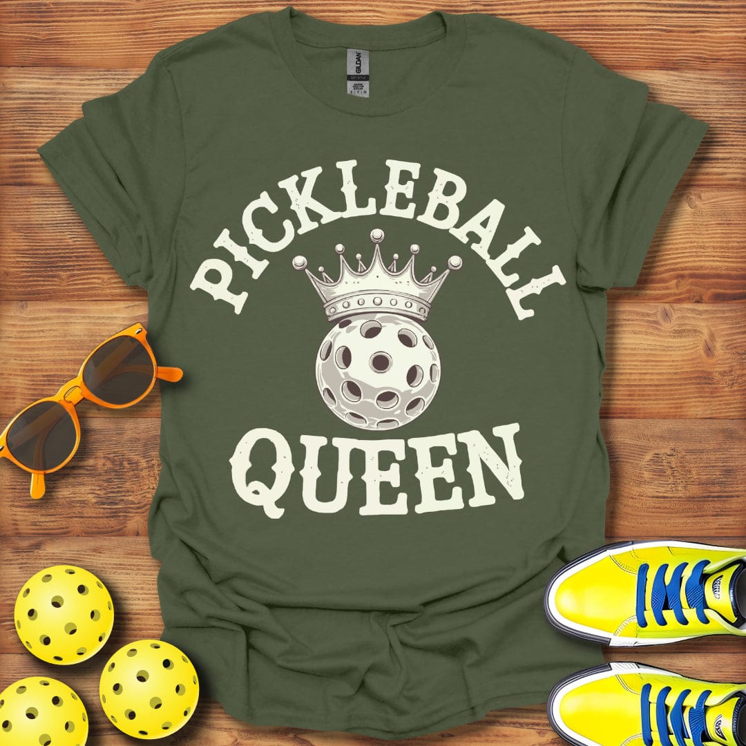 Pickleball Queen Crowned T-Shirt