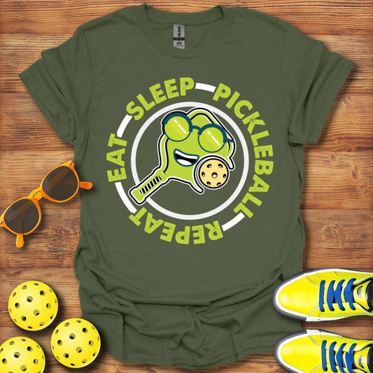 Eat Sleep Pickleball Repeat T-Shirt