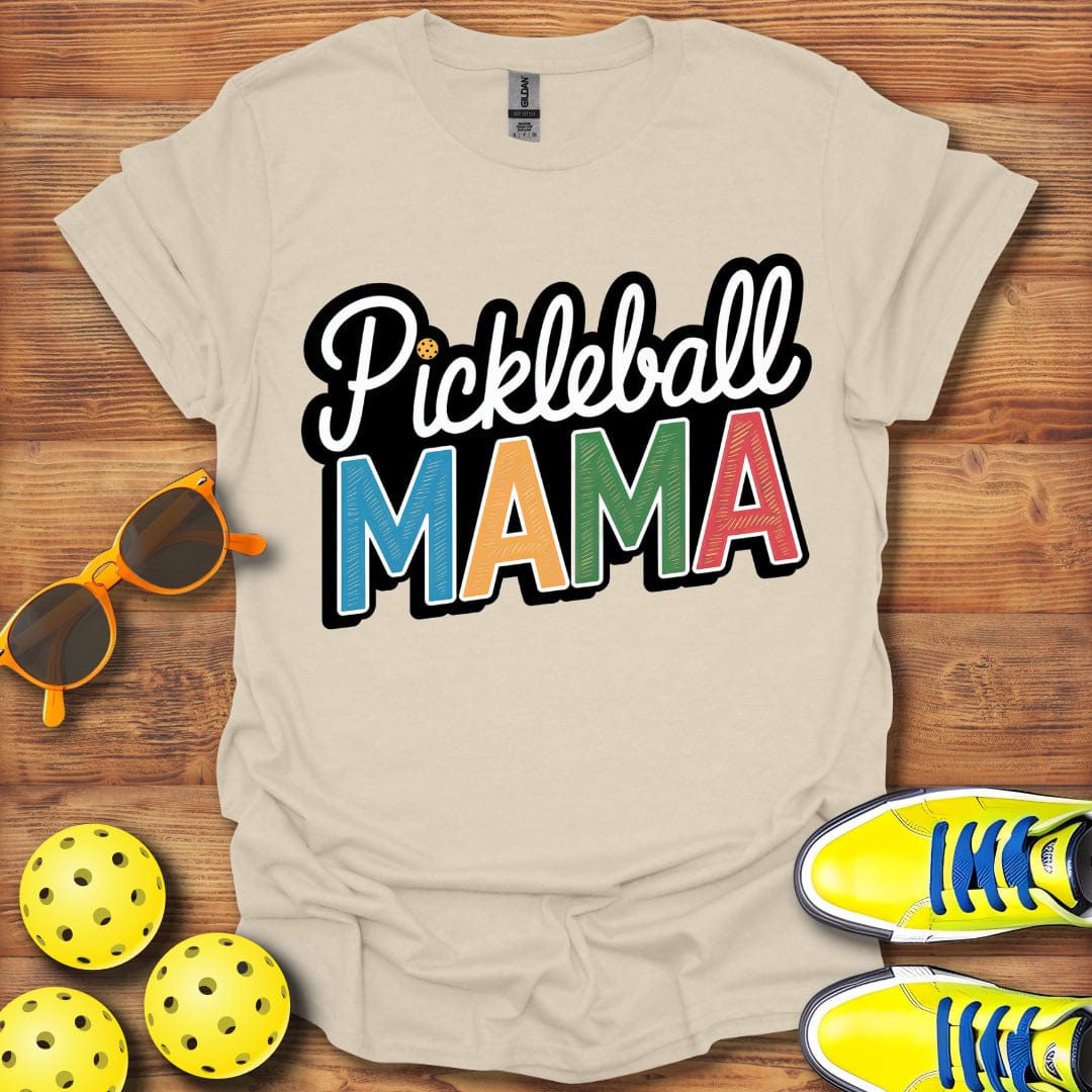 Retro Style Pickleball Mama T-Shirt