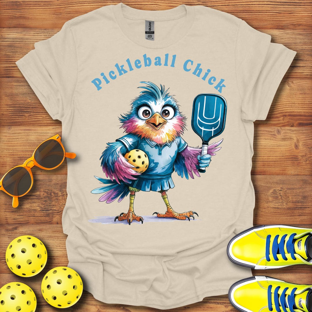 Pickleball Watercolor Chick T-Shirt