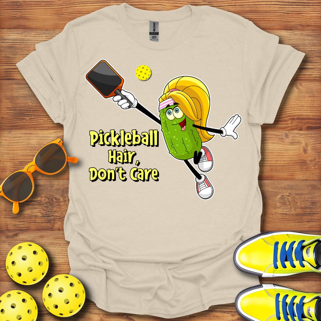 Pickleball Hair Don't Care T-Shirt