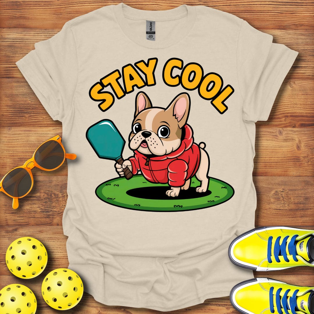 French Bulldog Winter Pickleball T-Shirt